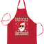 Original Hipster IPAs and Sleigh?!  Ugly Christmas Sweater Ugly Christmas Butcher Graphic Apron for Kitchen BBQ Grilling Cooking