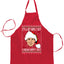 Clark Grizwald It's A Bit Nipply Out  Ugly Christmas Sweater Ugly Christmas Butcher Graphic Apron for Kitchen BBQ Grilling Cooking