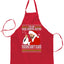 Ugly Ugly Christmas Bad Santa Fucking Santy Claus  Ugly Christmas Sweater Ugly Christmas Butcher Graphic Apron for Kitchen BBQ Grilling Cooking
