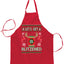 Ugly Ugly Christmas Let's Get Blitzened Rein Beer  Ugly Christmas Sweater Ugly Christmas Butcher Graphic Apron for Kitchen BBQ Grilling Cooking