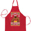 I Have A Big Package Meme Barry Wood  Ugly Christmas Sweater Ugly Christmas Butcher Graphic Apron for Kitchen BBQ Grilling Cooking